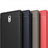 Nokia 3 Kılıf Rush Arka Kapak + Ekran Koruyucu Temperli Cam - 1