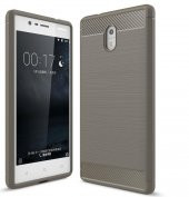 Nokia 3 Kılıf Rush Arka Kapak + Ekran Koruyucu Temperli Cam - 3