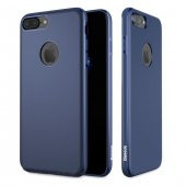 Baseus Mystery Mıknatıslı Lacivert iPhone 7 Plus - iPhone 8 Plus Kılıf Arka Koruyucu Kapak - 1