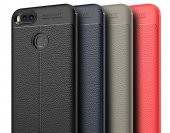 Xiaomi Mi A1 Kılıf Kap Nish Silikon Kapak + Kırılmaz Cam Ekran Koruyucu - 1