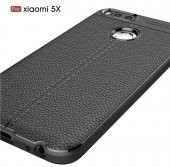 Xiaomi Mi A1 Kılıf Kap Nish Silikon Kapak + Kırılmaz Cam Ekran Koruyucu - 5
