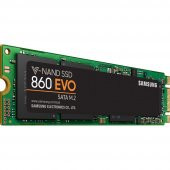 SAMSUNG 500GB 860 Evo M.2 Sata 550-520MB/s 2.38mm Flash SSD MZ-N6E500BW - 1