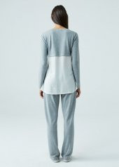 DAGİ KADIN PİJAMA TAKIMI MELANJ B0217K0670MEL - 2