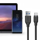 AUKEY CB-AC2 USB 3.1 USB A To USB C Kablosu Örgülü (2mt) Siyah - 5