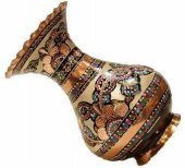 MOTİF İŞLEMELİ BAKIR VAZO - 1