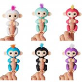 Fingerlings Baby Happy Monkey Parmak Maymun Konuşan İnteraktif - 1