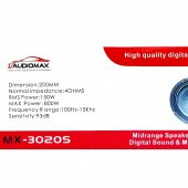 Audiomax Mx-3020S 20 Cm Profesyonel Midrange Takım - 3
