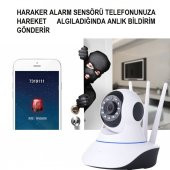 HD 360º Wifi İp Kamera Gece Görüş Güvenlik ve Bebek İzleme Kamera - 2