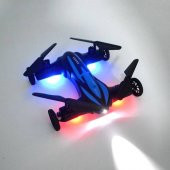 LHX 21 2.4 Ghz Şarjlı Kamerasız Drone Araba Hem Drone Hem Kumandalı Araba - 1
