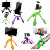 Ligovi Gekko Çok Amaçlı Örümcek Tripod (Cep Telefonu Uyumlu) Yeşil - 2