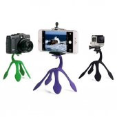 Ligovi Gekko Çok Amaçlı Örümcek Tripod (Cep Telefonu Uyumlu) Yeşil - 3