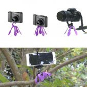 Ligovi Gekko Çok Amaçlı Örümcek Tripod (Cep Telefonu Uyumlu) Yeşil - 10