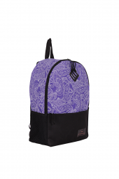 Blackfox 01909 Siyaha Mor Kumaş Sırt Çantası - 2