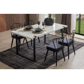 Star Yemek Odası Takımı (Beyaz) - 6