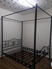 Perra Sultan Ferforje Metal Çift Kişilik Karyola 150*200 cm - 5