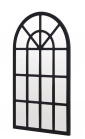 Metal Pencere Ayna (Siyah) - 2