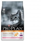 Proplan Derma Plus Hairball Control Somon Kedi Maması 3 Kg - 3