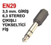 Wellhise 3.5MM Giriş 6.3MM STEREO Çıkış - 2