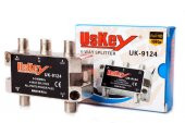 Uskey Uk-9124 Full Hd 5-2400 Mhz 1/4 Splitter - 2
