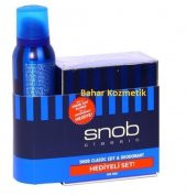 Snob Classic Edt 100 Ml Erkek Parfümü + 150 Ml Deodorant Set - 1