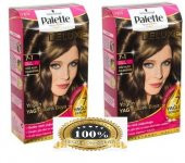Palette Deluxe 7.1 Kullu Kumral Saç Boyası 2 Adet - 1