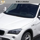 0 Rh (+) Sticker - 1