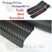 Fiat Marea Karbon Kapı Eşiği Sticker (4 Adet) - 5