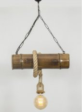 LamBamboo Bambu Avize Tekli rustik - 1