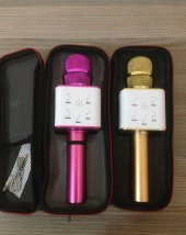 KARAOKE MİKROFON GOLD-SİYAH - 1