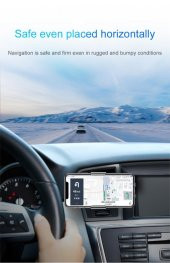 Baseus Smart Vehicle Bracket Wireless Charge Kablosuz Şarj Cihazı - 3