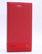 Lenovo Vibe S1 Lite Kılıf Elite Kapaklı Kılıf Kırmızı - 1