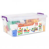 Pilsan Master Bloklar 78 Parça Eğitici Lego Çocuk Oyuncağı YapBoz - 2