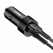 Baseus Small Screw Type-C PD Quick 36W Araç Şarj Cihazı - 3