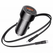 Baseus Small Screw Type-C PD Quick 36W Araç Şarj Cihazı - 4