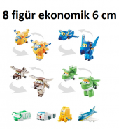 Harika Kanatlar Uçuş Ekibi Seti 8li Figür - Donnie, Jerome, Bell - 1