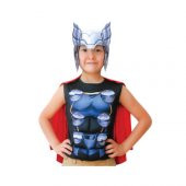 Thor Kısa Kollu Kostüm - Pelerin ile birlikte - 1