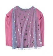 Frozen Elsa Pelerinli Pijama Takımı - Pembe Mavi FZ-12395 - 2
