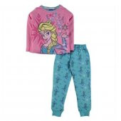 Frozen Elsa Pelerinli Pijama Takımı - Pembe Mavi FZ-12395 - 3