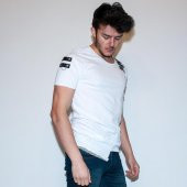 ERKEK EKSİ 1 SLİM FİT ZİNCİRLİ T-SHİRT - 2