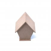 AHŞAP BOYAMA HOBİ KUŞ EVİ 16.5-27.5-12 cm - 2