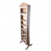 AHŞAP HOBİ BOYAMA AYNALI TAKI DOLABI 47-170-40 cm - 2