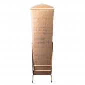 AHŞAP HOBİ BOYAMA AYNALI TAKI DOLABI 47-170-40 cm - 3