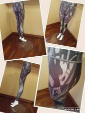 Vb Butik Spor Yoga Pilates Tayt Transparan Tül Detaylı Tayt - 8