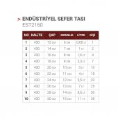Çelik Sefer Tası Paslanmaz 24x12cm 3lü - 2