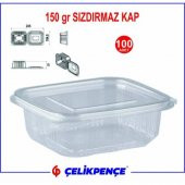 150 gr.  Plastik Sızdırmaz Kap 100 Adet - 2