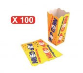 Küçük Karton Pop Corn / Mısır Kutusu 100 Adet - 1