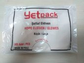 Yetpack Hdpe Şeffaf Eldiven 100Lü L Beden Tek Kullanımlık - 3