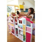 Barbie Muhteşem Malibu Evi Barbienin Evi Oyuncak Büyük Oyun Evi - 7