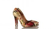 Çiçek Desenli  Stiletto - 1