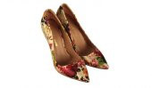 Çiçek Desenli  Stiletto - 5